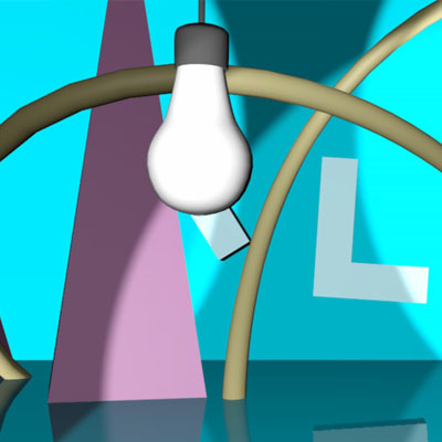 3D Lightbulb